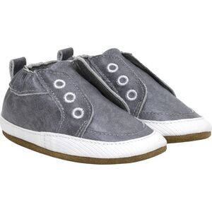 Robeez Gray Baby Walker Shoes